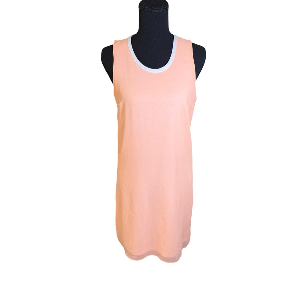 Claudie Pierlot Shift Dress‎ Womens 36 Peach Excellent Bow Back 54R1E13 RAPPEL